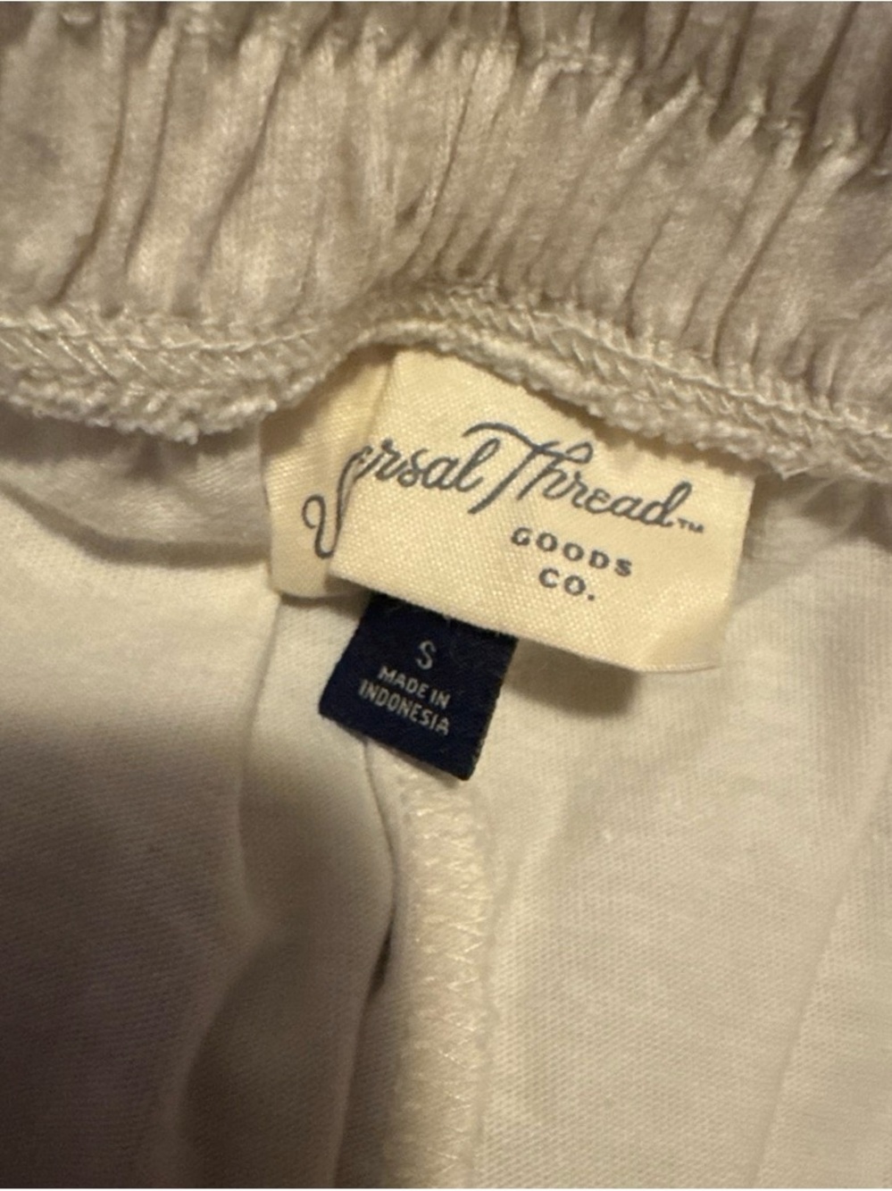 Universal Thread Cream Drawstring Joggers - Picture 4 of 4
